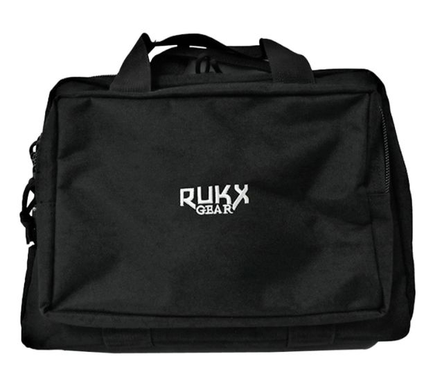 Picture of Rukx Gear ATICTDPCB Double Pistol  Black 600D Polyester Holds 2 Handguns