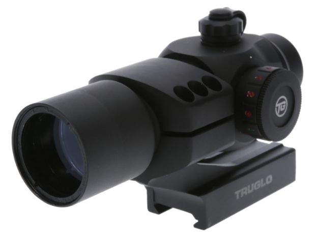 Picture of TruGlo TG-TG8230RB Triton  Black Anodized 1x 30mm 3 MOA Illuminated Tri-Color Center Dot Reticle