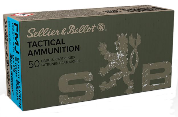 Picture of Sellier & Bellot SB9SUBB Handgun Target 9mmLuger Subsonic 150gr Full Metal Jacket 50 Per Box/20 Case