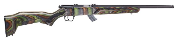 Picture of Savage Arms 26736 Mark II Minimalist Full Size 22 LR 10+1 18" Matte Black Carbon Steel Barrel, Matte Black Carbon Steel Receiver, Boyd's Minimalist Green Laminate Stock, Right Hand