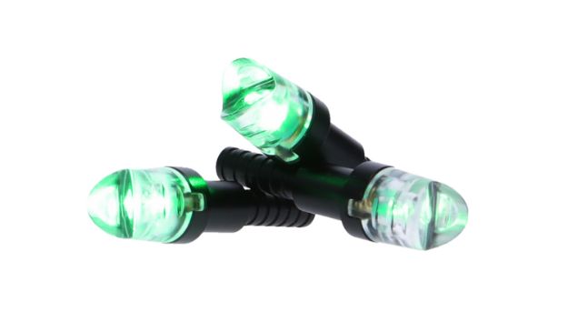 Picture of NAP NAPILLNGR Thunderglo Illuminated Nock Green Polycarbonate Aluminum Shaft/ 6 Pack