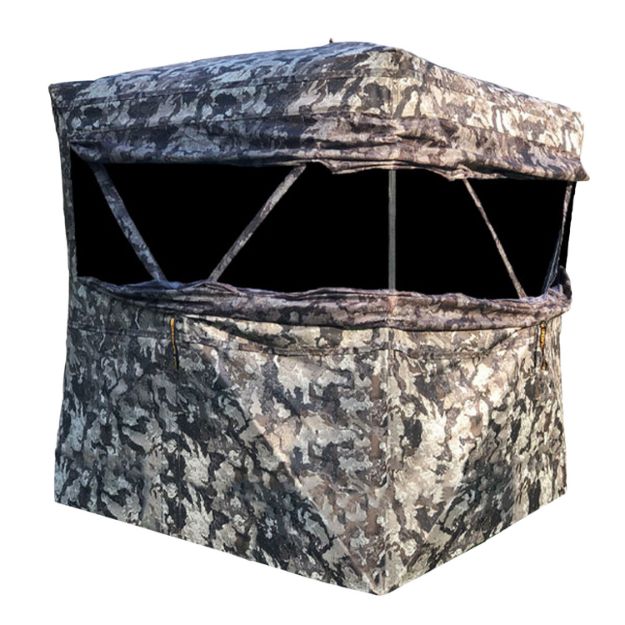 Picture of Muddy MUDINFBLND2 Ground Blind Infinity 2-Person Veil Camo 600D Polyester