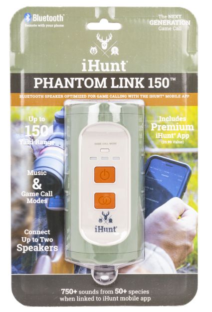 Picture of iHunt IHP150 Phantom Link 150 Bluetooth Speaker Optimized For Game Calling w/iHunt Mobile App, Waterproof, 750 Preloaded Calls