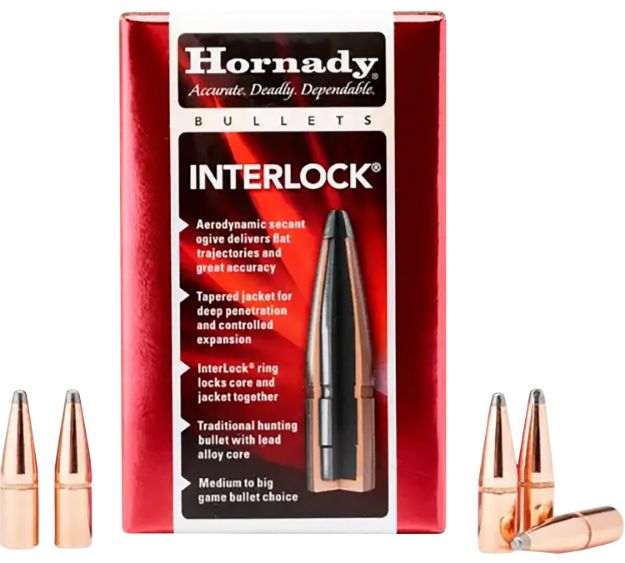 Picture of Hornady 3232 InterLock  8mm .323 150 gr Soft Point 100 Per Box/ 15 Case