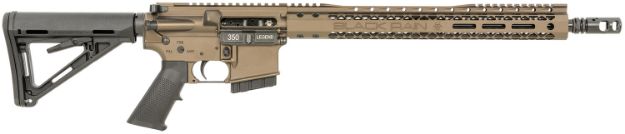 Picture of Black Rain Ordnance BROCARNIVORE350LMB Carnivore  350 Legend 20+1 16", Midnight Bronze Cerakote, 15" Slim M-LOK Handguard, Black Magpul Carbine Stock & A2 Grip, Tank Muzzle Brake