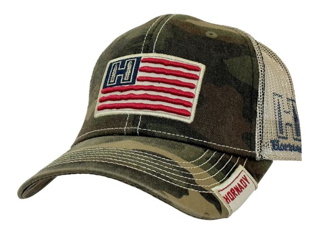 Picture of Hornady Gear 10090 Hornady  Camo American Flag Patch