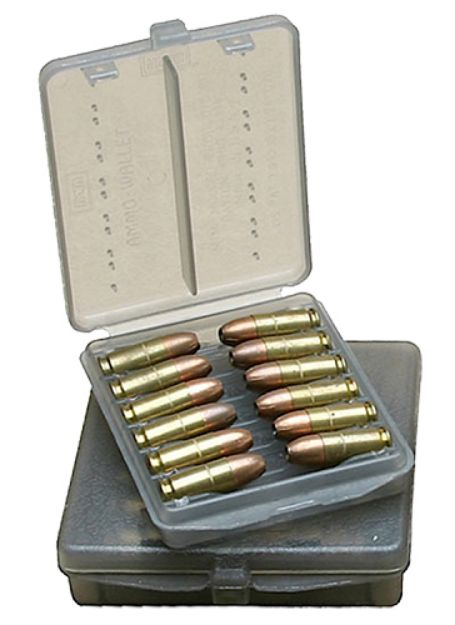 Picture of MTM Case-Gard W184541 Ammo Wallet  Handgun 45 ACP 18rd Clear Smoke Polymer