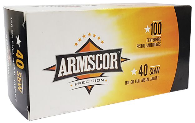 Picture of Armscor 50316 Precision Value Pack 40S&W 180gr Full Metal Jacket 100 Per Box/12 Case