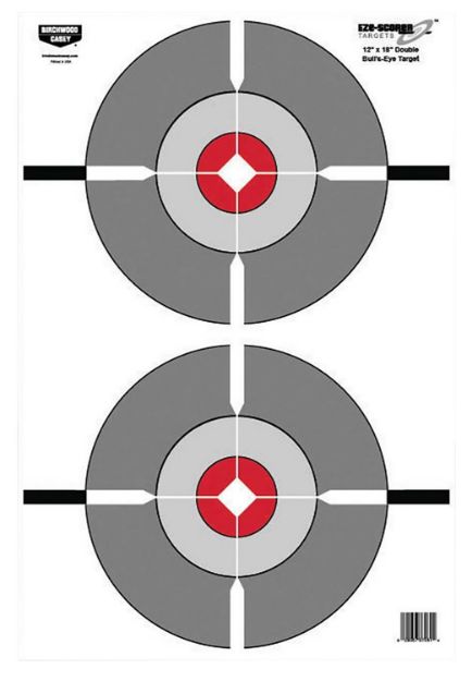 Picture of Birchwood Casey 37061 EZE-Scorer  Bullseye Paper Target 12" x 18" 100 Per Pack