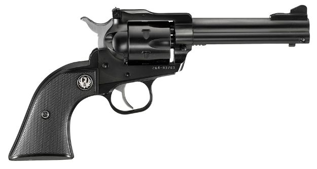 Picture of Ruger 0623 Single-Six Convertible 22 LR/22 WMR 6rd 4.62" Blued Alloy Steel Barrel, Cylinder & Frame, Black Checkered Rubber Grip Transfer Bar Safety, Exposed Hammer