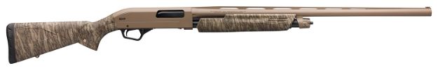 Picture of Winchester Repeating Arms 512364392 SXP Hybrid Hunter 12 Gauge 28" 4+1 3" Flat Dark Earth Perma-Cote Rec/Barrel Mossy Oak Bottomland Stock Right Hand (Full Size) Includes 3 Invector-Plus Chokes