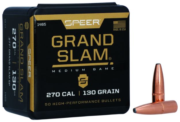 Picture of Speer 1465 Grand Slam  270Cal 130gr Soft Point 50 Per Box/5 Case