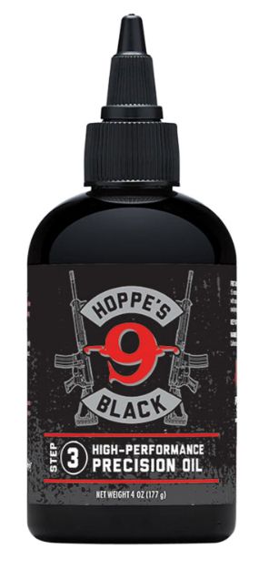 Picture of Hoppe's HBL4 Black Precision Oil Lubricates Prevents Rust & Corrosion  4 oz. Squeeze Bottle