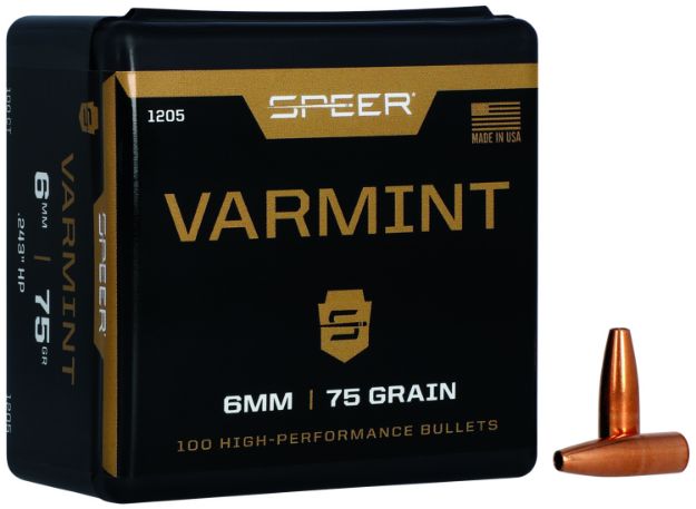 Picture of Speer 1205 Varmint  6mm 75gr Jacketed Hollow Point 100 Per Box/5 Case