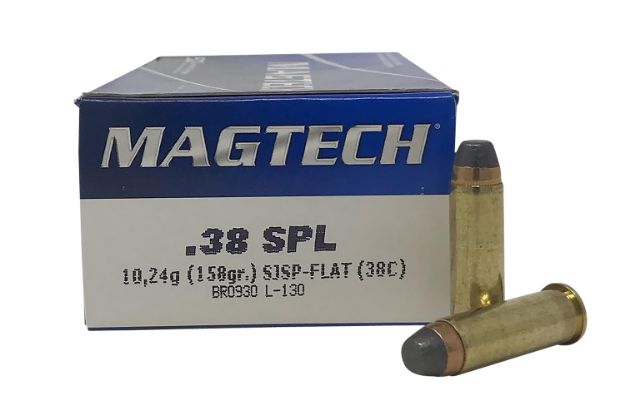 Picture of Magtech 38C Range/Training  38Special 158gr Semi Jacketed Soft Point Flat 50 Per Box/20 Case