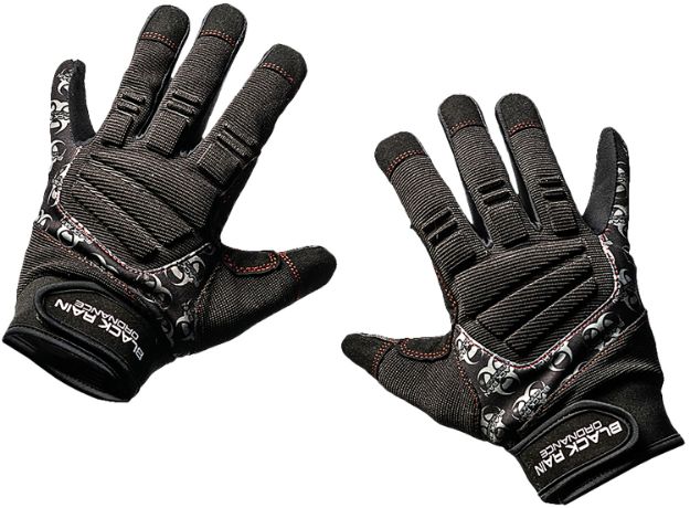 Picture of Black Rain Ordnance TACTGLOVEBLK/GRYS Tactical Gloves  Black/Gray Small Velcro