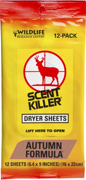 Picture of Wildlife Research 580 Scent Killer  Odor Eliminator Autumn Scent Dryer Sheet 12