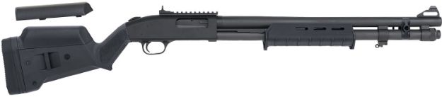 Picture of Mossberg 51773 590A1 Tactical 12 Gauge 3" 8+1 20" Parkerized Heavy-Walled Barrel Black Rec Black Fixed Magpul SGA/MOE Stock Right Hand