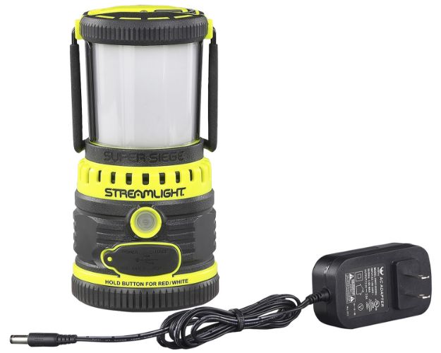 Picture of Streamlight 44945 Super Siege  125/550/1100 Lumens Red/White C4 LED Bulb Black/Yellow