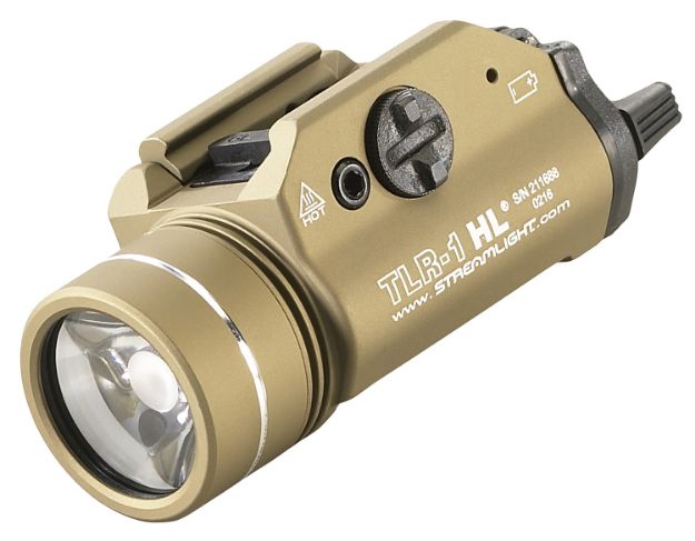 Picture of Streamlight 69266 TLR-1 HL Gun Light  Flat Dark Earth 1,000 Lumens White LED