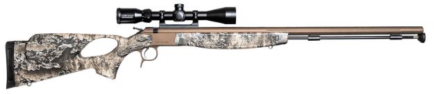 Picture of CVA PR2037NSC Optima V2 Long Range 50 Cal 209 Primer 28" Fluted, Burnt Bronze Barrel/Rec, Realtree Excape Ambi Thumbole Stock, Quick-Release Breech Plug, Konus 3-9x40mm Scope