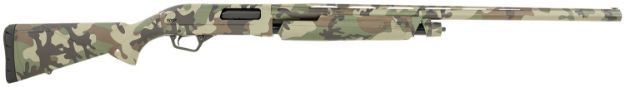 Picture of Winchester Repeating Arms 512433292 SXP Waterfowl Hunter 12 Gauge 28" 4+1 (2.75") 3.50" Chamber, Woodland Camo, TruGlo Fiber Optic Sight, Includes 3 Invector-Plus Chokes