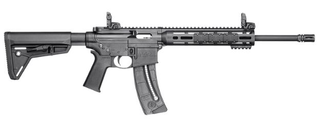 Picture of Smith & Wesson 10213 M&P15-22 Sport 22 LR Caliber with 25+1 Capacity, 16.50" Barrel, Matte Black Metal Finish & Adjustable Magpul MOE SL Black Stock Right Hand