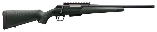 Picture of Winchester Repeating Arms 535757208 XPR Stealth 223 Rem Caliber with 5+1 Capacity, 16.50" Threaded Barrel, Black Perma-Cote Metal Finish & Green Synthetic Stock Right Hand (Full Size)