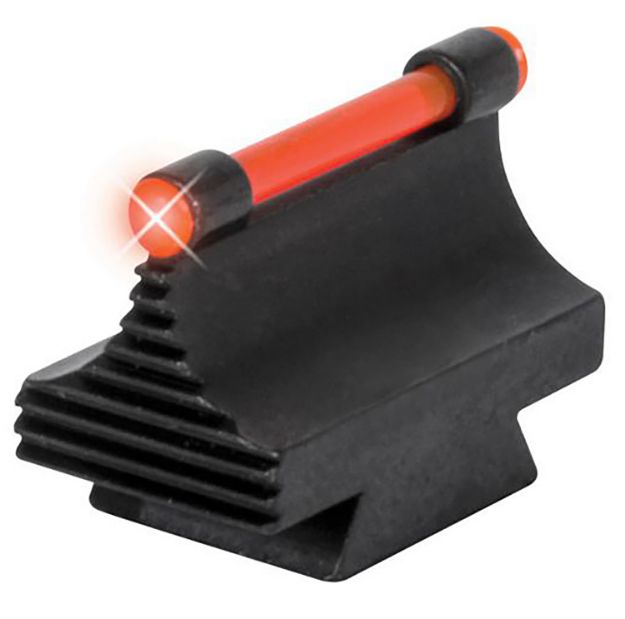 Picture of TruGlo TGTG95450RR 3/8" Dovetail Front Sight  Black 0.450" Red Ramp for Rifle