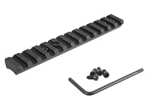 Picture of Ruger 90674 Picatinny Rail  Black Anodized Aluminum Fits Ruger American Rimfire 0 MOA