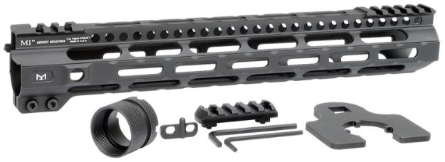 Picture of Midwest Industries MIULW12625 Ultralight  AR-15 Black Hardcoat Anodized Aluminum/Polymer 12.625" Picatinny/M-LOK