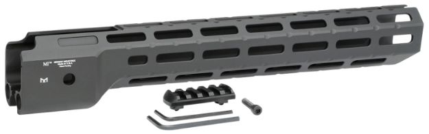 Picture of Midwest Industries MICRPC9X Combat  Ruger PC9 M-Lok Handguard Black Hardcoat Anodized 6061-T6 Aluminum 14"