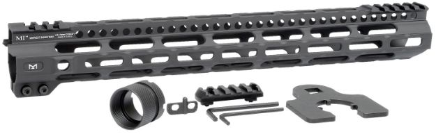 Picture of Midwest Industries MICRLW15 Combat Lightweight AR-15 Black Hardcoat Anodized Aluminum/Polymer 15" Picatinny/M-LOK