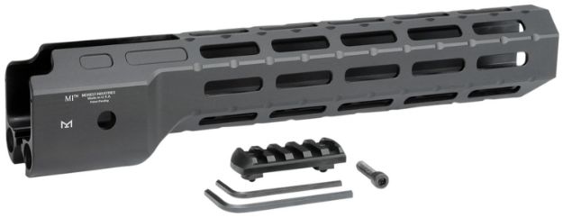 Picture of Midwest Industries MICRPC9 Combat  Ruger PC9 M-Lok Handguard Black Hardcoat Anodized 6061-T6 Aluminum 12"