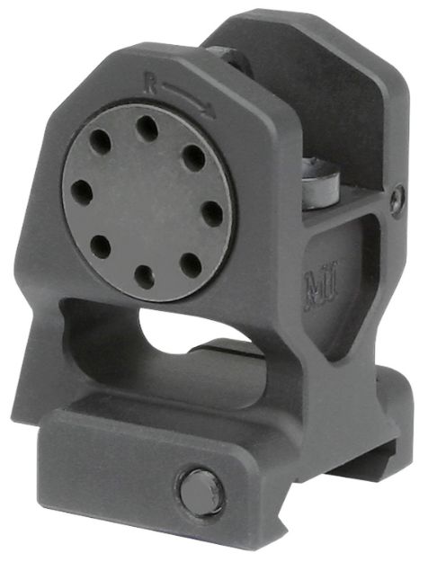 Picture of Midwest Industries MICBUIS Combat Rifle Rear Fixed Sight  Black Hardcoat Anodized for AR-15, M16, M4