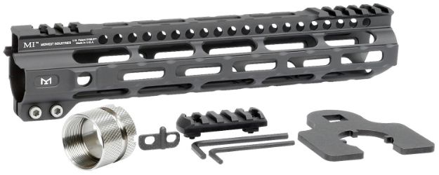 Picture of Midwest Industries MIULW105 Ultralight  AR-15 Black Hardcoat Anodized Aluminum/Polymer 10.50" Picatinny/M-LOK