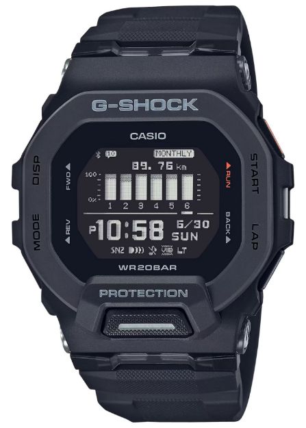 Picture of G-shock/vlc Distribution GBD2001 G-Shock Tactical Black Stainless Steel Bezel 145-215mm