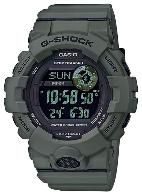 Picture of G-shock/vlc Distribution GBD800UC3 G-Shock Tactical Move Power Trainer Fitness Tracker Green