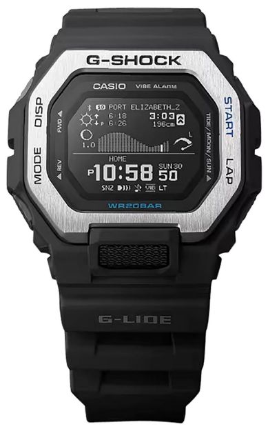 Picture of G-shock/vlc Distribution GBX1001CR G-Shock Tactical G-Glide Fitness Tracker Black Size 145-215mm