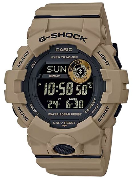 Picture of G-shock/vlc Distribution GBD800UC5 G-Shock Tactical Move Power Trainer Fitness Tracker Tan