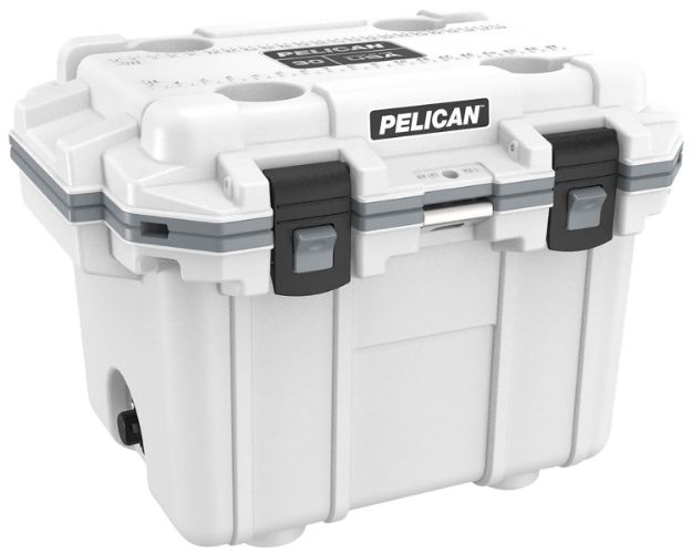 Picture of PELICAN 30Q-1-WHTGRY 30QT ELITE COOLER WHT/GRY