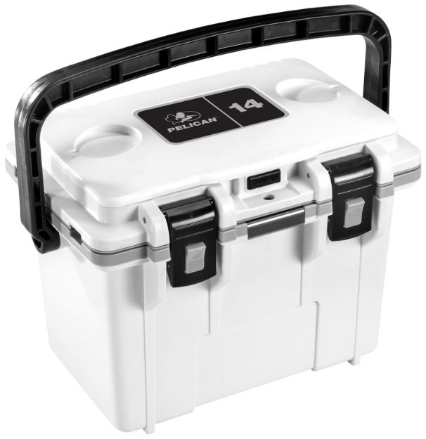 Picture of PELICAN 14Q-1-WHTGRY 14QT ELITE COOLER WHT/GRY