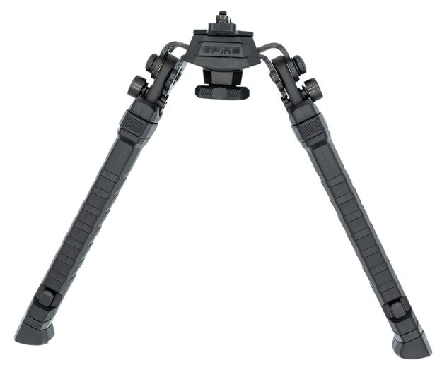 Picture of FAB Defense FXSPIKEB Spike Precision Bipod 7.09"- 11.42" Adj., Rotating & Tilting, Rubber Feet, Includes Leg Extensions, Picatinny Rail Compatible Black Polymer & Aluminum