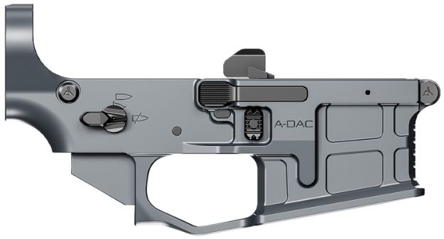 Picture of Radian Weapons R0388 A-DAC 15 Lower Receiver Gray, Fully Ambi Controls, Talon 45/90 Safety, Ext. Bolt Catch, Left-Side Mag Release, Right-Side Bolt Release, Enhanced Takedown Pins