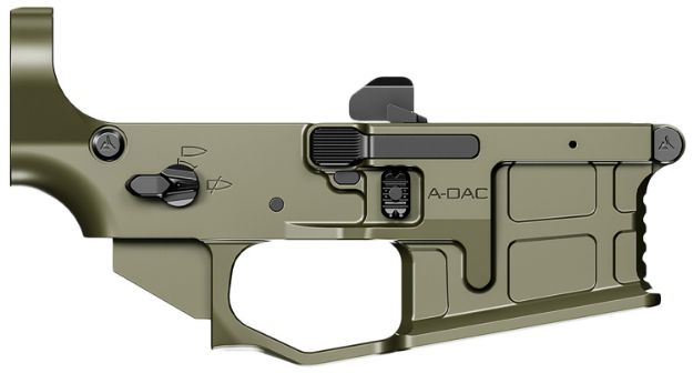 Picture of Radian Weapons R0391 A-DAC 15 Lower Receiver OD Green, Fully Ambi Controls, Talon 45/90 Safety, Ext. Bolt Catch, Left-Side Mag Release, Right-Side Bolt Release, Enhanced Takedown Pins