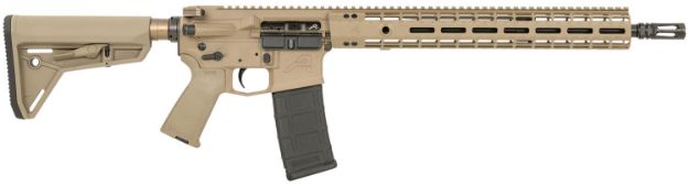 Picture of Aero Precision APCR640442 M4E1  5.56x45mm NATO 30+1 16" Mid-Length Barrel, FDE, 15" Enhanced M-LOK Handguard, Magpul Grip/SL Carbine Stock, Ambi Charging Handle/Safety