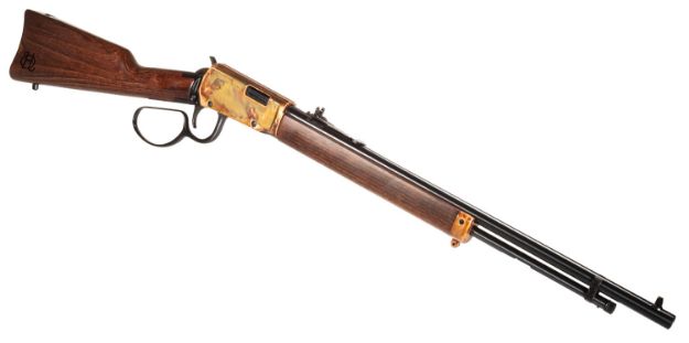 Picture of Heritage Mfg STR22LCH20 Settler  22 LR 15+1 20" Black Oxide Barrel, Color Case Hardened Rec, Light Stained Walnut Furniture, Buckhorn Sights