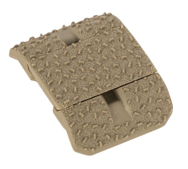 Picture of Magpul MAG1365-FDE Rail Covers Type 2 Half Slot for M-LOK, FDE Aggressive Textured Polymer