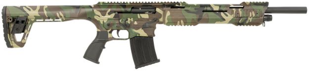 Picture of Tokarev USA 21000167 TAR M81 Full Size Frame 12 Gauge Semi-Auto 3" 5+1 18.50" Black Steel Barrel, M81 Woodland Camo Picatinny Rail Receiver, M81 Woodland Camo Adjustable Synthetic Stock