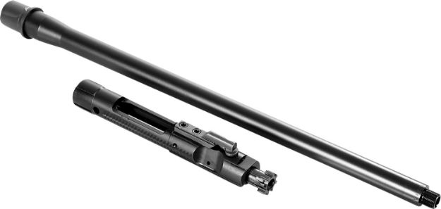 Picture of CMMG 99DE642 Replacement Barrel Kit with Bolt Carrier Group, 9mm Luger 16.10" Threaded, Black, Radial Delayed Blowback, Fits AR-Platform